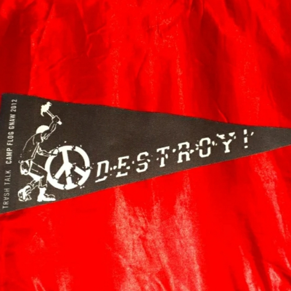 2012 Trash Talk Camp Flognaw Pennant Flag Poster Golf Wang Odd Future Punk Metal